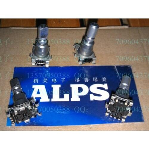 ALPS Alps reflux type EC11J metal shaft encoder 30 is positioned with switch 20MM shaft number