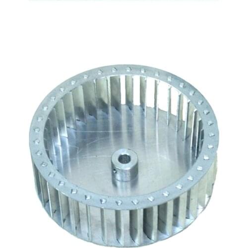 118mm diameter 42mm height multiple-vane aluminum small centrifugal impeller blade 8mm shaft