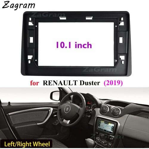 10.1 Inch 2 Din Car Video Fascia for Renault Duster 2015-2018 Panel CD DVD Player Audio Frame Dashboard Mount Kit