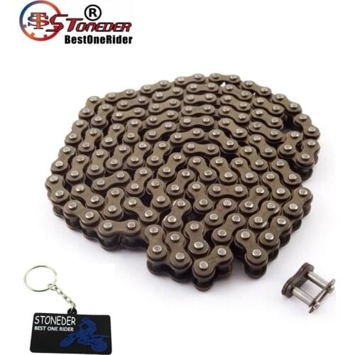 STONEDER 25H Sprocket Chain 146 Links With Spare Master Link For 47cc 49cc 2 Stroke Dirt Mini Moto ATV 4 Wheeler Pocket Bike