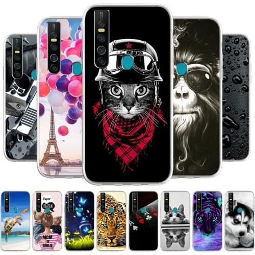 Phone Case For Tecno Camon 15 Premior Case Back Cover Tecno B1F Silicone Soft TPU Coque For Tecno Camon 15 12 Air 11 Pro Cases