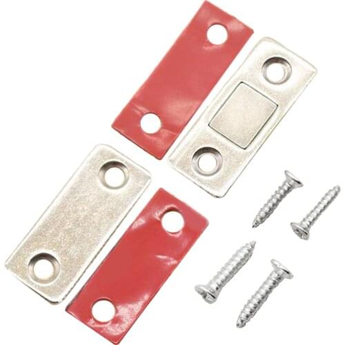 Door Catch Drawer Magnet Iron Cabinet Latches Hardware for Sliding Door Window Kitchen Cupboard Closure Closet