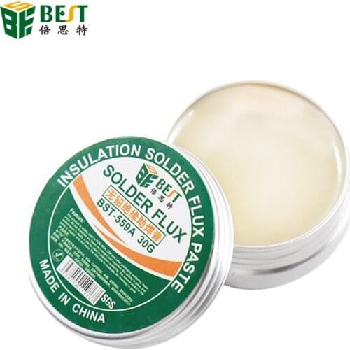 BST-559A Lead-Free Soldering Paste Insulation Halogen free Tin Soldering Welding Flux for SMT BGA SMD PGA Welding Repair