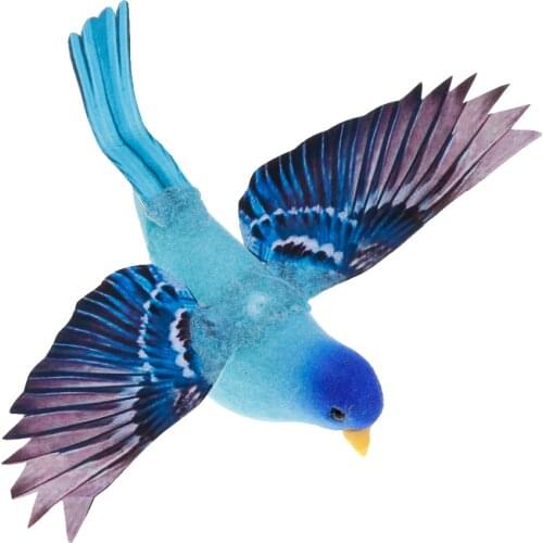 Artificial Foam Birds on Clip for Arts and Crafts Decoration Accessories