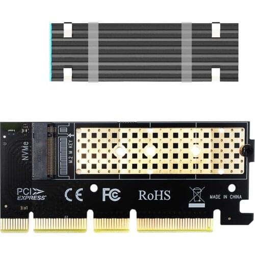 M.2 PCIE Adapter Card for PC/2U Hight Server, PCIE GEN3 Full Speed