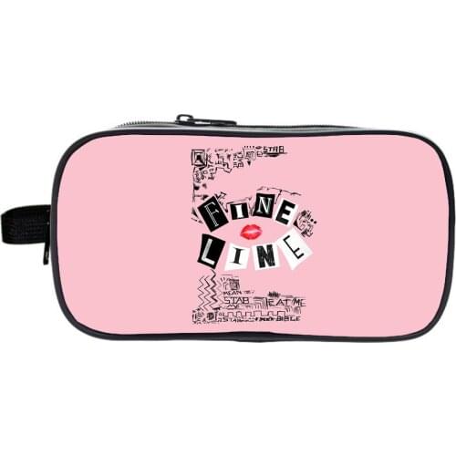 Cosmetic Bag Case Mochila H Styles Pencil Case Makeup Box 3D Print Double Zipper Kpop Kids Gifts Multifunction School Supplies