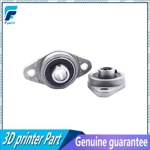 4 pcs/lot KFL08 Bearing Bracket For Trapezoidal T8 Lead Screw 3D Printers Parts Mounted Stand Part Stainless Steel Support