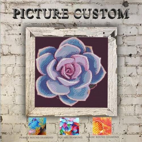 Custom LaoJieYuanPhoto Custom Diamond Painting Cross Stitch Full Square Picture of Rhinestone DIY Diamond Mosaic Home Decoration