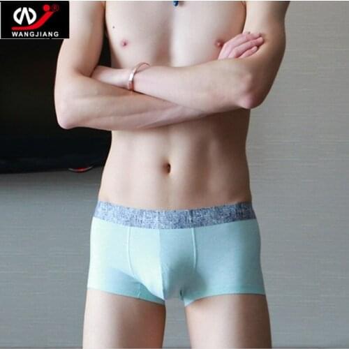 Hot Sell New Mr Fashion Brand Mens Boxers Shorts Male Underpant Solid Color Sexy Mans Underwears 3pcs/lot