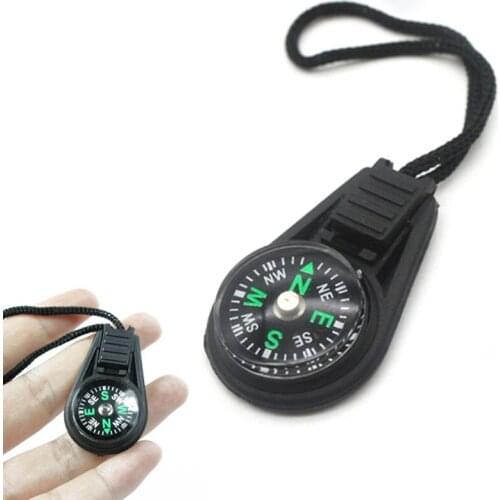 Mini Compass Survival Kit With Keychain For Outdoor Camping Hiking Hunting Bussola Boussole Kompas Brujulas Profesionales