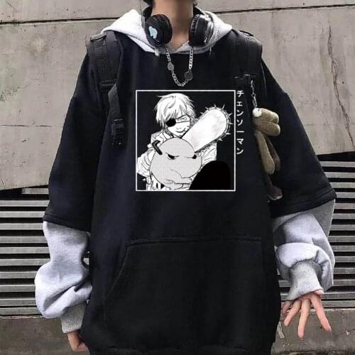Chainsaw Man Pullover Hoodies Loose and Casual Unisex Hoodie