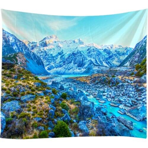 Natural LandscapeTapestry Wall Hanging Cloth Bed Spread Beach Towel Table Cloth Yoga Mat House Decoration Living Room Decoration