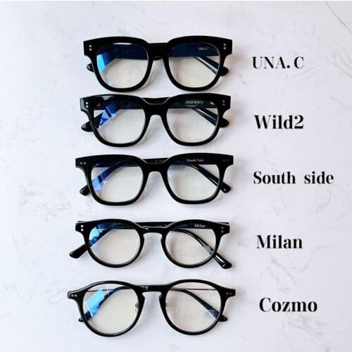 Gentle glasses Korean brand design optical lens resin lens sheet frame woman men glasses frame With original boxs