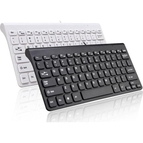 New Keyboard Ultra thin Quiet Small Size 78 Keys Mini Multimedia USB Keyboard For Laptop PC Macbook