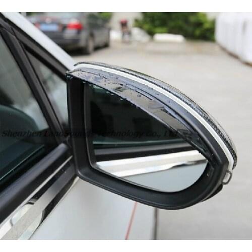 ABS Windows Visors Rear View Mirror Shelters Side Mirror Awnings for VW Golf 7 mk7 VII
