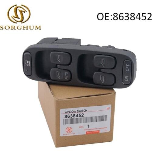 8638452 Master Electric Power Window Switch For 98-00 Volvo V70 S70 XC70 1998-2000