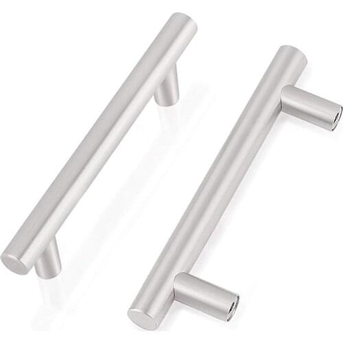 Kitchen Cabinet Handles Modern Dresser Stainless Steel Hollow Tube Bar Drawer Pulls Cupboard Knob for door Furniture Hardware