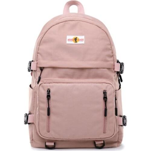 Womens high quality yellow backpack Korean student models girls backpack girls travel backpack fashion student bag backpack men