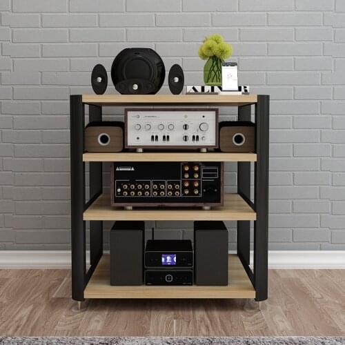 S-014 HIFI rounded corner audio rack shelf cabinet amplifier cabinet multi-layer flooring home cabinet stand loudspeaker rack