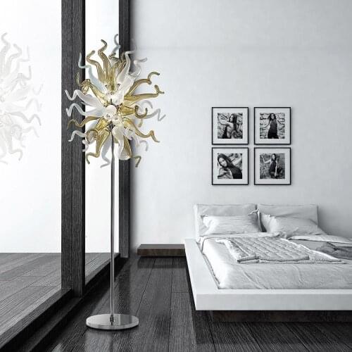 Modern Creative Glass Floor Lamps Living Room Bedroom Floor Lamp Bar Hotel Lamps