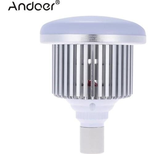 Andoer 50W 5500K 72 Beads E27 Socket Photo Video Studio LED Lamp Light Bulb for DSLR Camera & Smartphone Shooting
