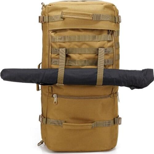 50L Tactical Backpack Military Molle Camping Shoulder Bag Mens Outdoor Hiking Hunting Travel Multi-function Laptop Rucksack