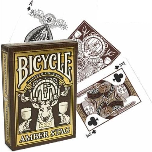 Bicycle Amber Stag Club 808 Playing Cards Deck Magic Regular Playing Cards poker Standard Decks Magic Trick