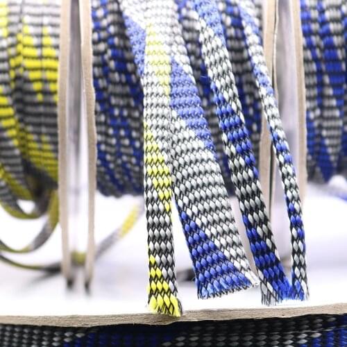 10m YIVO HIFI Shield Suspension Screen Woven Rayon Nylon Cotton 3 ~ 22mm Snakeskin Mesh Knit Braided Cable Sleeve Tube