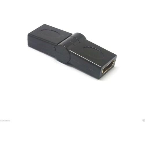 1000pcs/lot HDMI Swivel Adapter Adjustable Adaptor Coupler Joiner Female to Female Joint High Quality