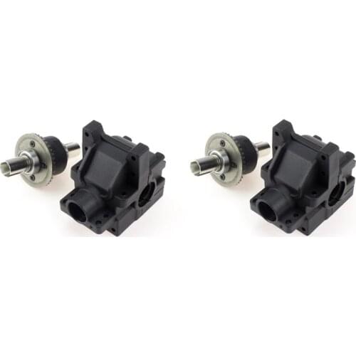 2 Set Metal Differential And Gearbox Gear Box Housing Cover For Wltoys 104001 1/10 RC Car Spare Parts Accessories