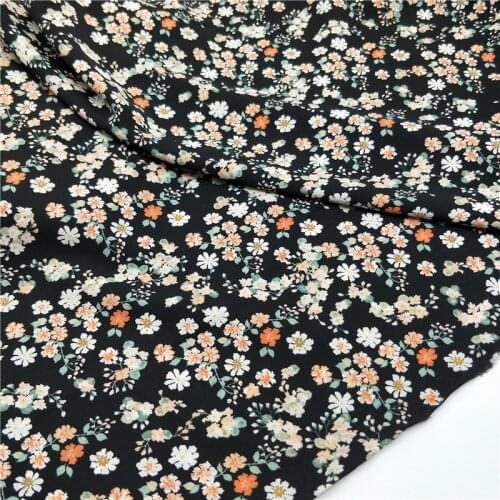 2021 Chiffon Scarf Fabric Fashion For Long Skirt Cool Dropping Summer Shirt Flower