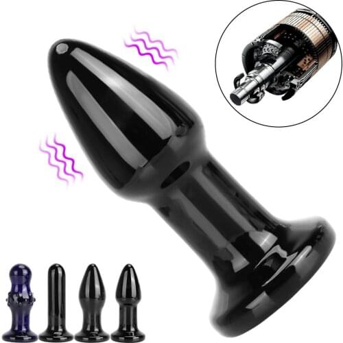 10 Modes Vibrators Sex Tools For Couples Smooth Glass Prostate Massager Sex Toys For Women Men Butt Massage Anal Plug