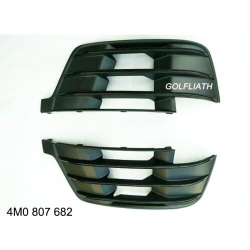 For Q7 Sline SQ7 2016-2018 Left or Right Front Bumper Turn Signal Lower Grill fog lamp cover Grille