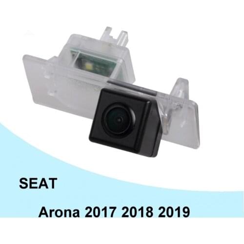 For SEAT Arona 2017 2018 2019 Car rear view camera trasera Auto reverse backup parking Night Vision Waterproof HD