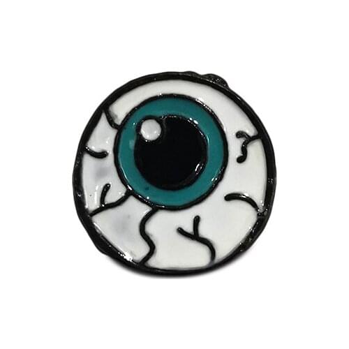 Evil Eyes Enamel pins For Backpacks Cartoon Metal Brooches Eye Of Hell Punk Lapel Pin Badges Jewelry Gifts