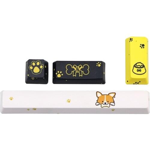 PBT 5 Sides Dye-Subbed Keycap Space Bar 6.25U ESC Entre Keys Profile Keycaps for Diy Mechanical Keyboard