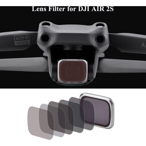 Filter Sets for DJI Air 2S Drone Camera Filters Kit UV/CPL/NDPL 8/16/32/64 Lens Filter Combo Camera Lens Quadcopter Accessories