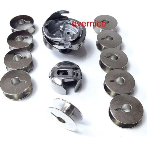 Rotary Hook 91-064 661-91 + Bobbin Case +10 Bobbins For Pfaff 130 138 238