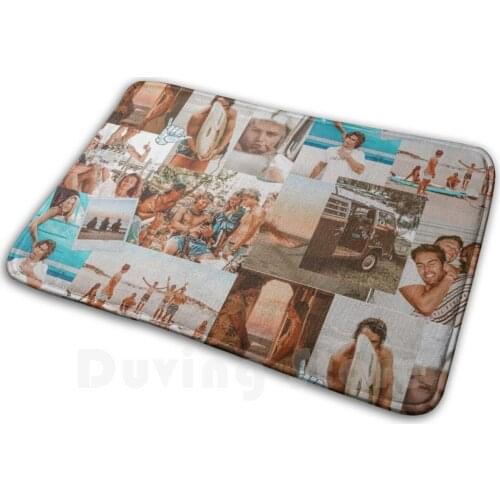 Summer Outer Banks Aesthetic Collage Soft Non-Slip Mat Rug Carpet Cushion Chase Stokes Outer Banks John B John B Outer
