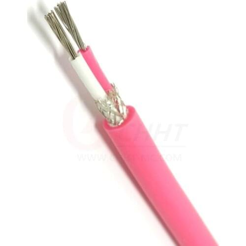 N Type 2*18AWG Stranded Silicone Rubber Insulated Thermocouple Wire NXAGPG-IEC-CH