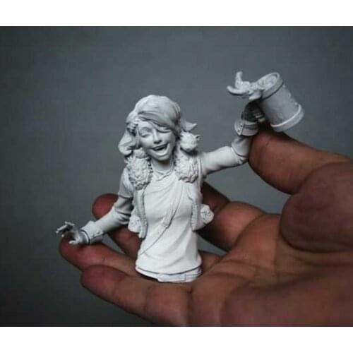 6CM Resin Figure Model Kit Unassambled Unpainted BUST534