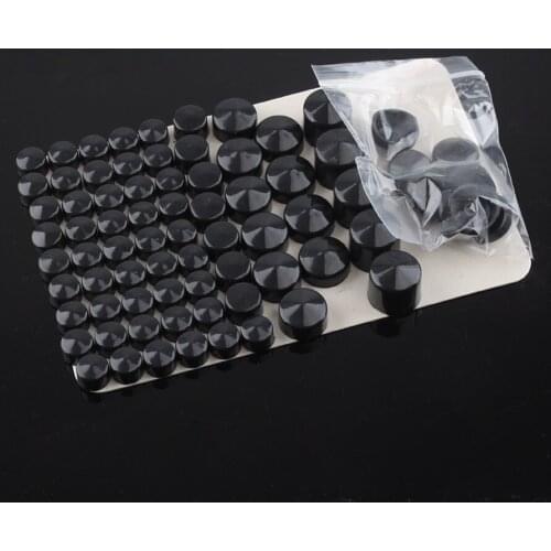 Motorcycle Black Chrome Bolt Topper Cap Head Bolt Cover For Harley Twin Cam Dyna 91 92 93-13