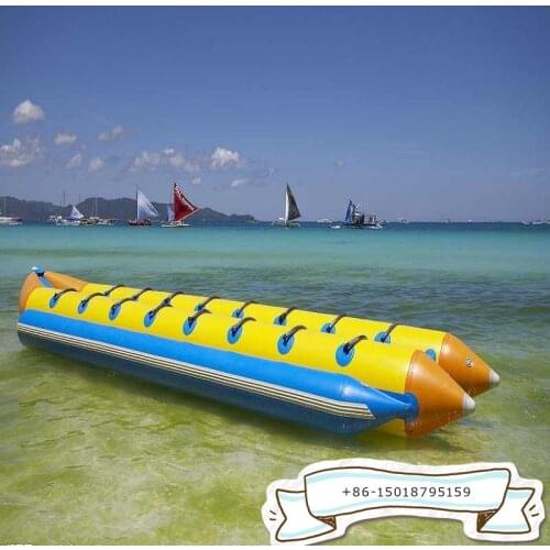 Aeor Inflatable Water Games Flyfish Inflatable Water Banana Boat 4/5/6/8/10 People Water Sled for Sale