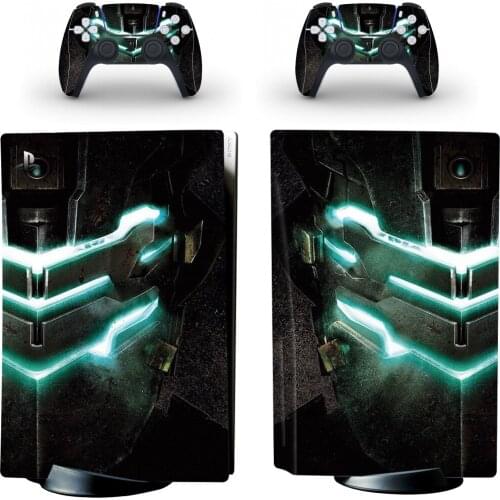 Science Style PS5 Disc Edition Skin Sticker for Playstation 5 Console & 2 Controllers Decal Vinyl Protective Skins Style 1