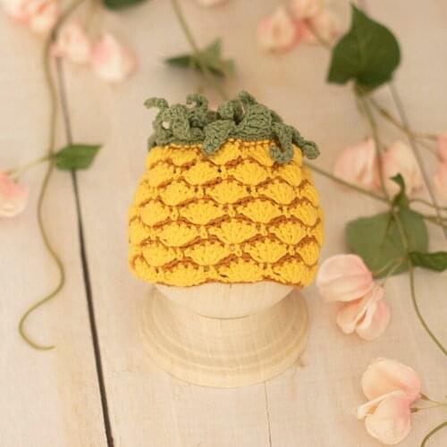 Newborn photography props pineapple jackfruit hat baby photo studio shooting childrens theme