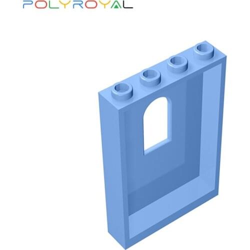 Building Blocks parts 1x4x5 wall tiles with window brick 1 PCS MOC Compatible With brands toys for children 60808