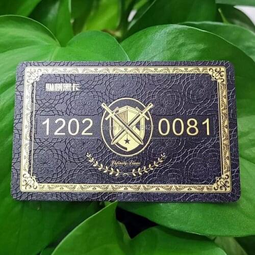 High end black matt finished spot UV finished UV coating hot stamping pvc card