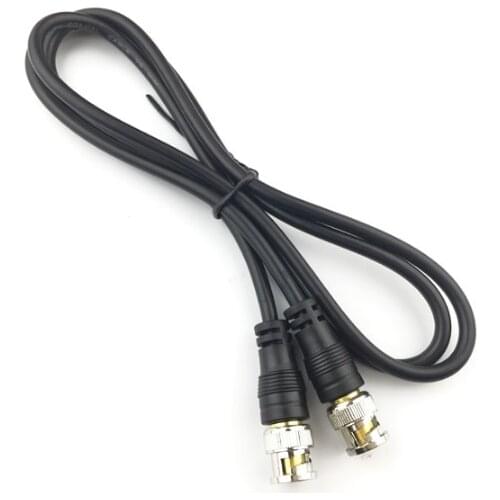 0.5M Gold-plated BNC Male To Male Adapter Cable BNC Connector Cable Q9 Head HD Monitor Line For TV Camera