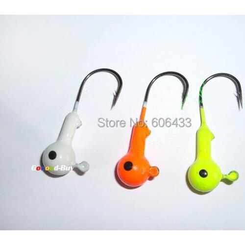 30PCS Jig Head Fishing Hook soft Lures Bait 10g Free shipping