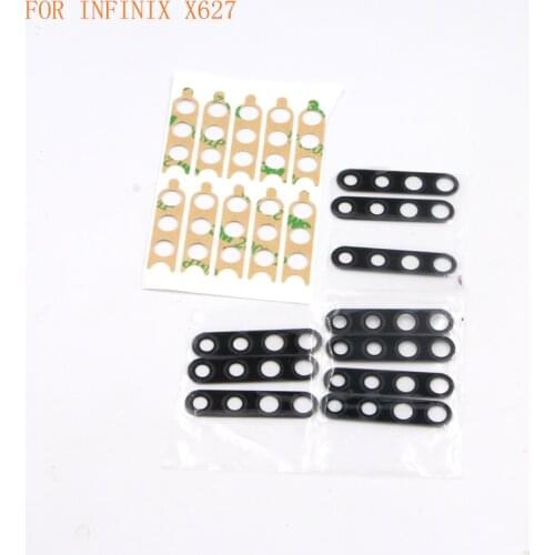50PCS Original Camera Glass Lens Cover With Sticker Parts For INFINIX X623 X624 X624B X62 X626 X650 X652 X653